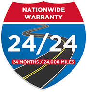 24 Months / 24,000 Miles Nationwide Warranty
